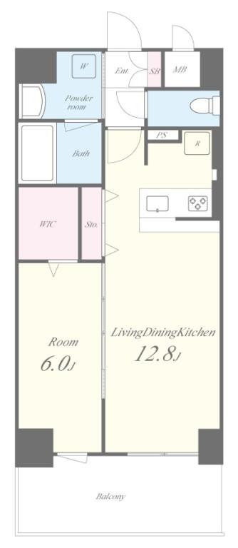 ラ フィエスタ新神戸 間取り図