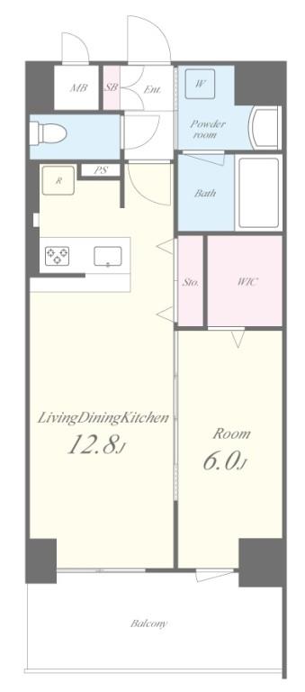 ラ フィエスタ新神戸 間取り図