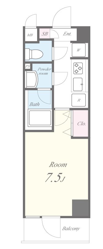 プレジール練馬北町 間取り図