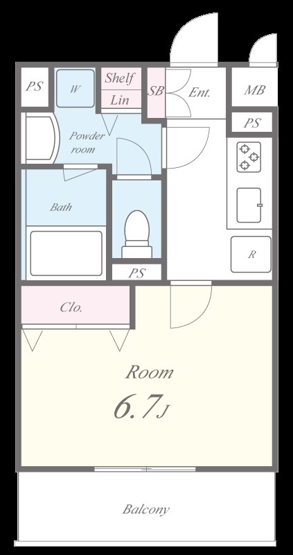 グランディール調布 間取り図