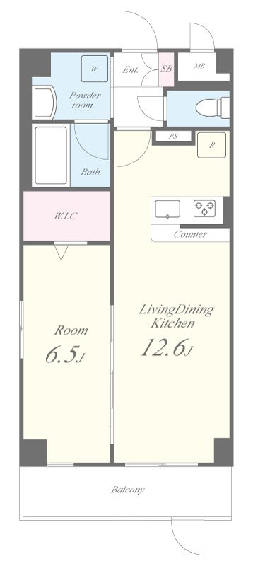 ラヴィベール西宮 間取り図