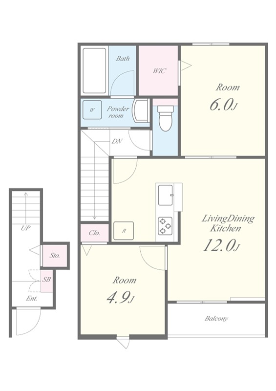 シリエージュ西今川 205号室 間取り