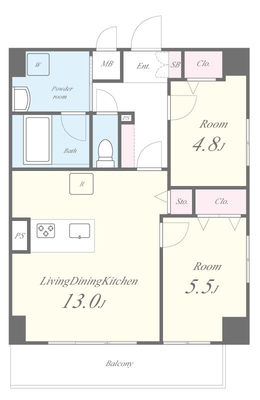 Maison Chaleur(メゾン シャルール) 間取り図