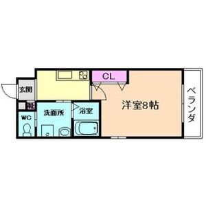 リアコート高井田中央WEST 間取り図