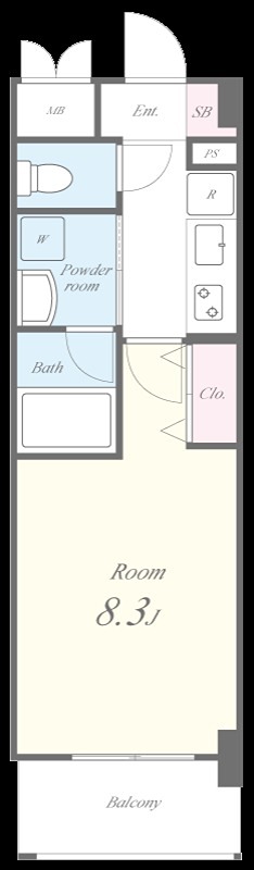 セイワパレス大阪城南 間取り図