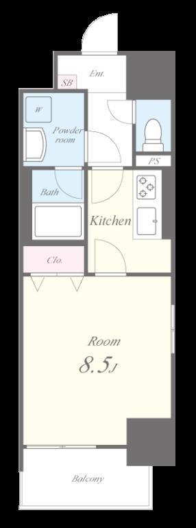 CEREZO TOKIWA st． 間取り図