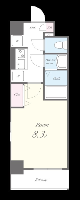 ブランピュール木場公園 間取り図