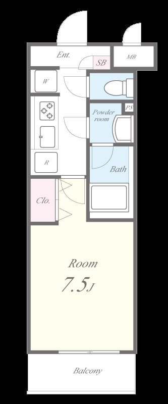 プレジール練馬北町 間取り図
