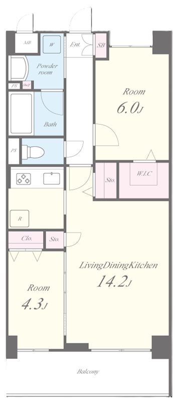 Raffine 京都上鳥羽 間取り図