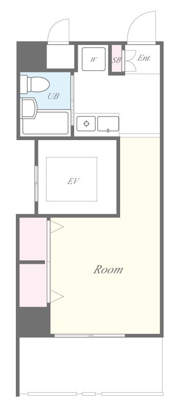 グローバルビレッジ御影 間取り図