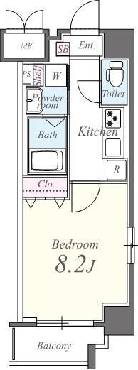 La glycine 間取り図