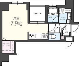 エリートタウン日本橋 間取り図