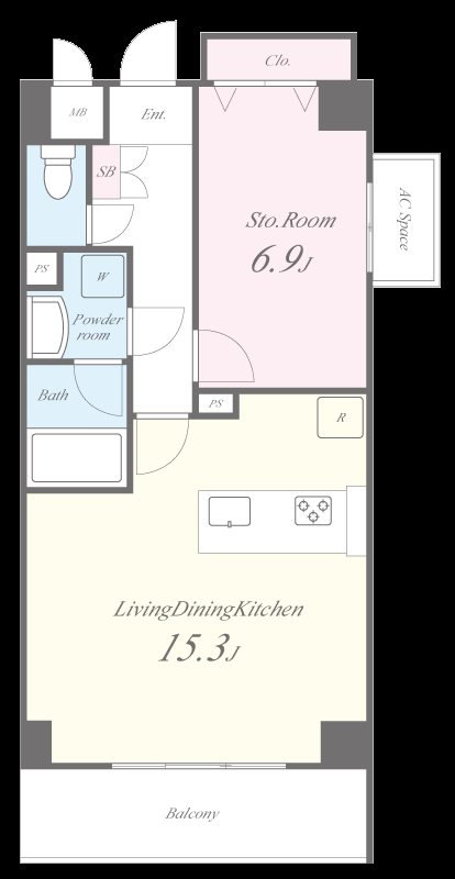 セボーンミナミスナ 間取り図