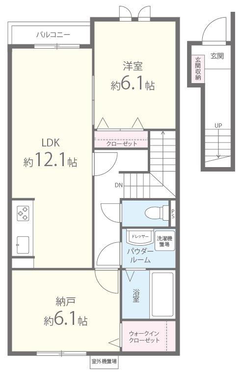 エルシェ鶴見 間取り図