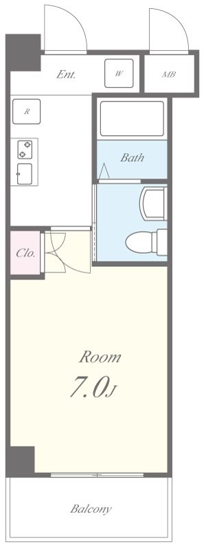 サザン長柄 間取り図