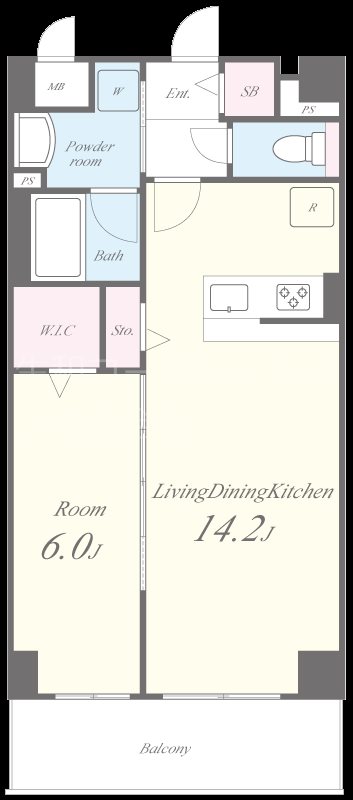 verde noir(ヴェルデノワール) 間取り図