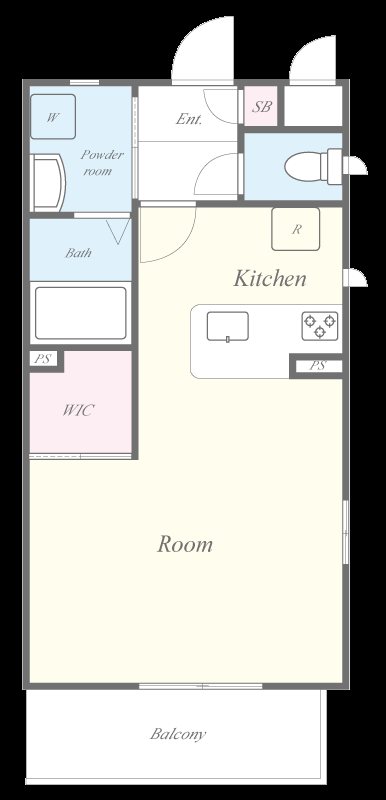 オーベルジュ岡本 間取り図
