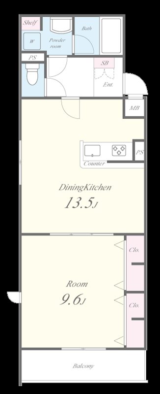 ソレイエール 間取り図