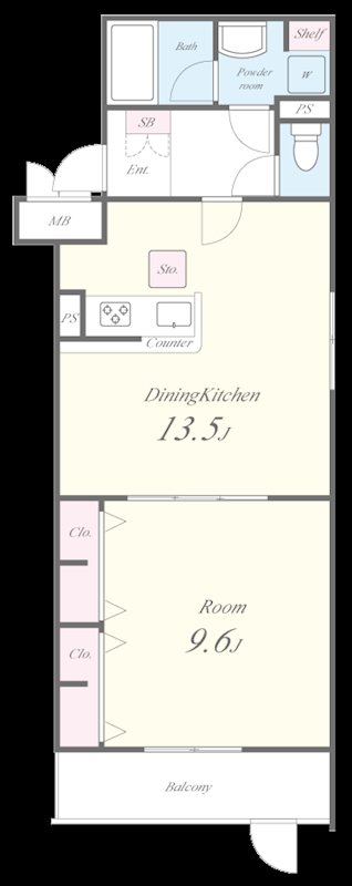 ソレイエール 間取り図