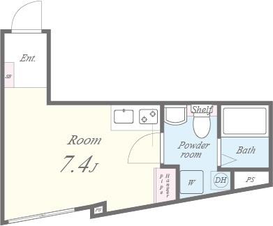 LAUREL豊町 間取り図