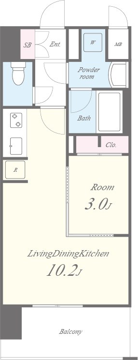セイワパレス天王寺真田山 0502号室 間取り