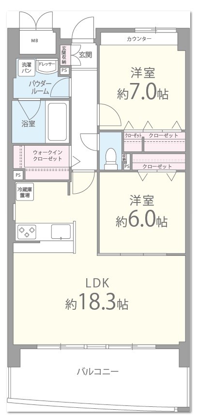 ソレイユセンリ 間取り図