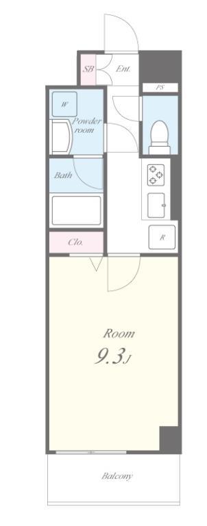 Maison de Grand Marais 間取り図