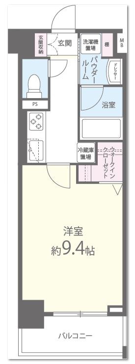 メゾンセンリーユ 間取り図