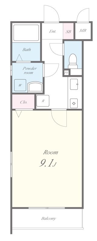 ミリアビタNo.21 間取り図