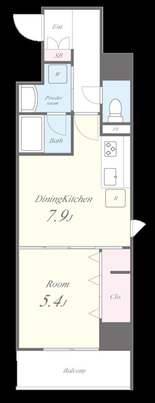 ウィステリア上池袋 間取り図