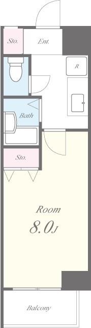 グラン・ドゥ・ルイ 701号室 間取り