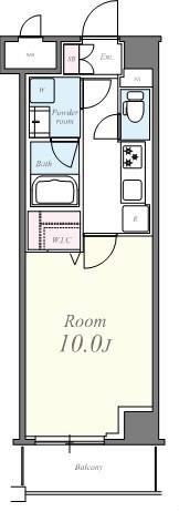 ラディエ プラージュ 間取り図