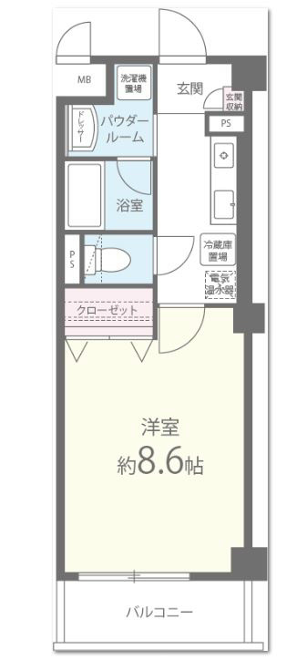 コーラルパレス 間取り図
