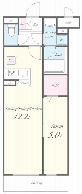 オリーブ湘南 間取り図
