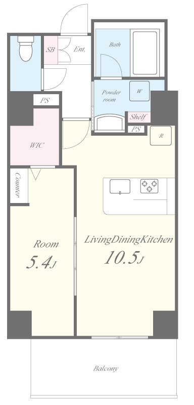 オリーブ西宮北口 間取り図