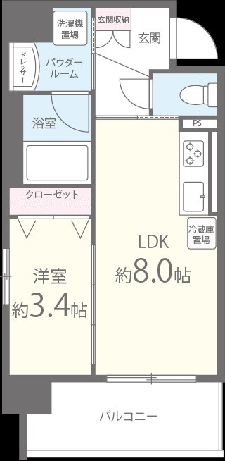 Le・CIEL天王寺 間取り図