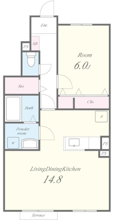 ソレアード・コーポ 間取り図