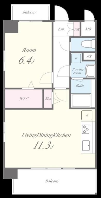 ラ グランディール 間取り図