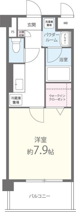 ブルームメゾン南草津 間取り図