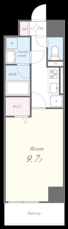 メゾンドフローレ野方 間取り図