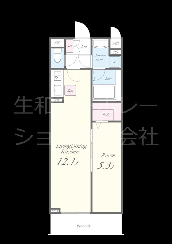 カルポ・ヴノ 間取り図
