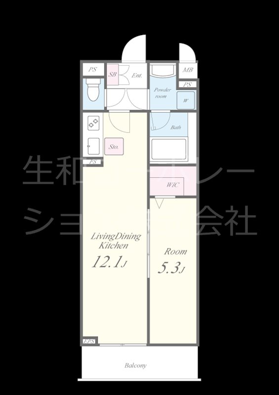 カルポ・ヴノ 間取り図