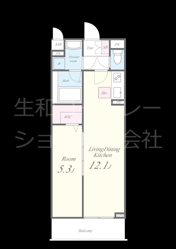 カルポ・ヴノ 間取り図