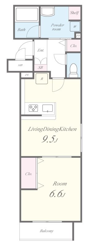 セレッソシンエイ 間取り図