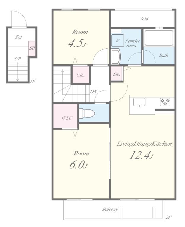 クオリティハイム阿保 間取り図