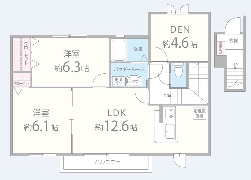 メゾン梅美 間取り図
