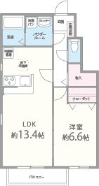 ソレアード 間取り図