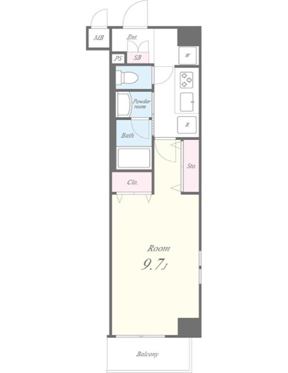 ユービ12 間取り図