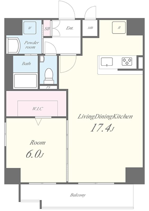 Comfort Residence Nippori（コンフォートレジデンスニッポリ） 間取り図