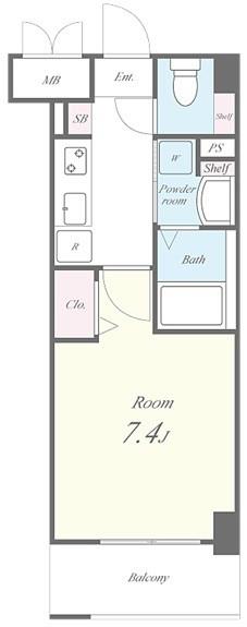 Apartment 桜 間取り図